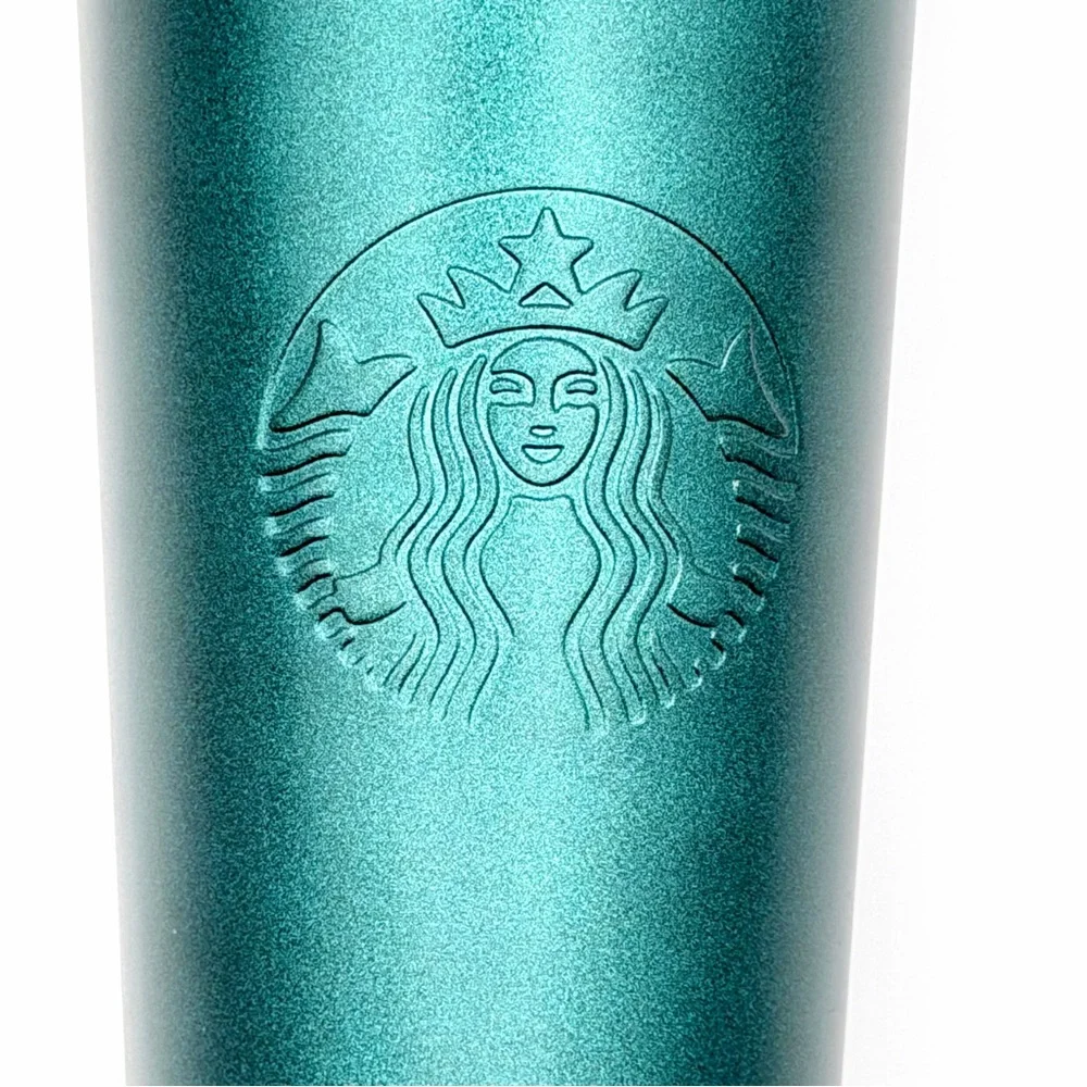 Starbucks 24oz Matte‎ Dark Green Cold Cup Tumbler – Used